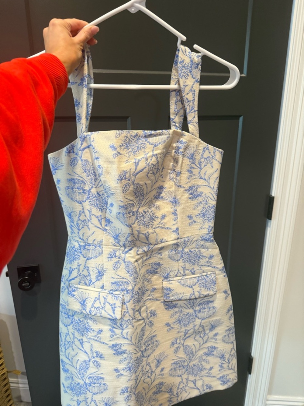 Blue Floral Dress